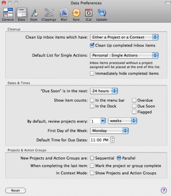 difference between omnifocus and pro